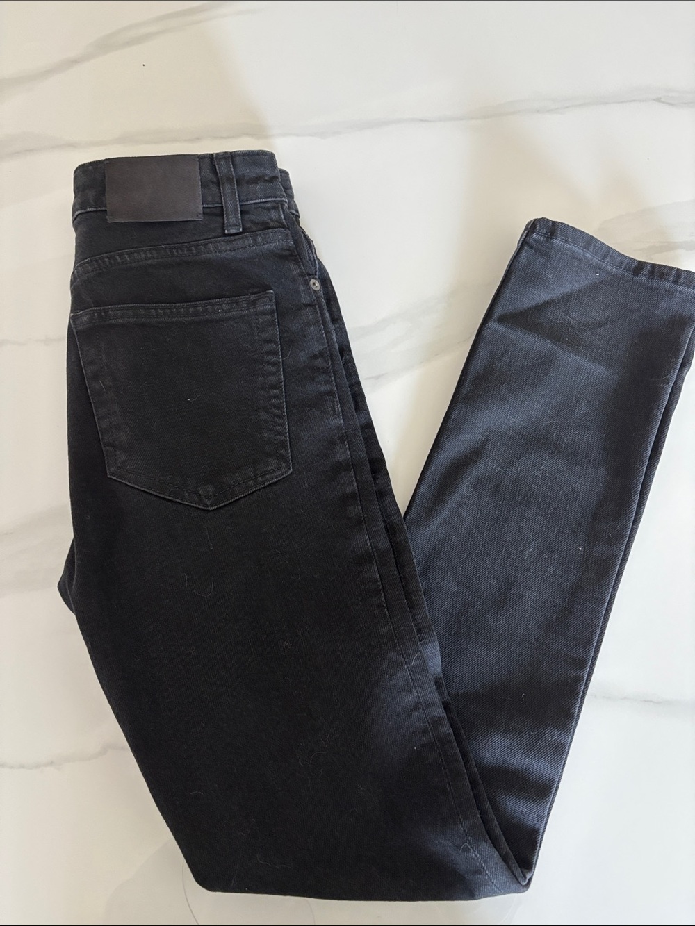 Zara Black Straight-Leg Women's Jeans